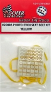 Photo Etch Seat Belts with Yellow Ribbon Belts  (1:24-1:25)