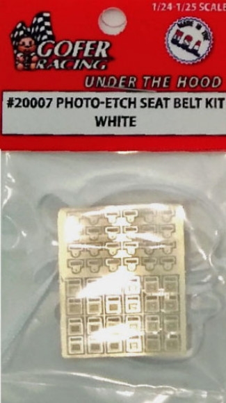BLUE PHOTO-ETCHED SEAT BELT KIT FOR 1:24 AND 1:25 SCALE MODEL CARS 