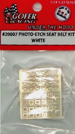 Photo Etch Seat Belts with White Ribbon Belts  (1:24-1:25)