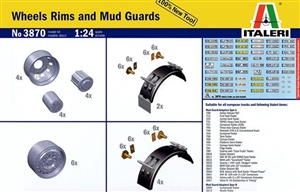 Wheels, Rims and Mud Guards (1/24) (fs)