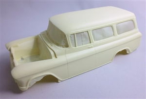 1955-57 Chevy Suburban (1/25) (Resin Body, Rear Bumper & Taillights Only)
