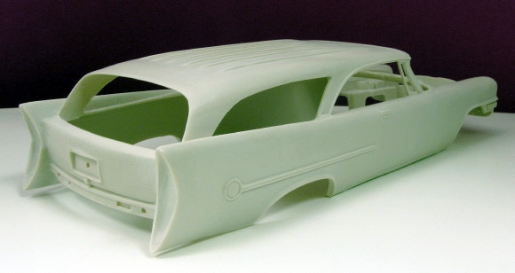 Jimmy Flintstone 1955 Chrysler C300 Wagon Resin Body  #283 