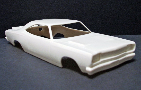 1969 Plymouth GTX Road Runner 1/25 hood body glass chrome bumper grill tail lamp 