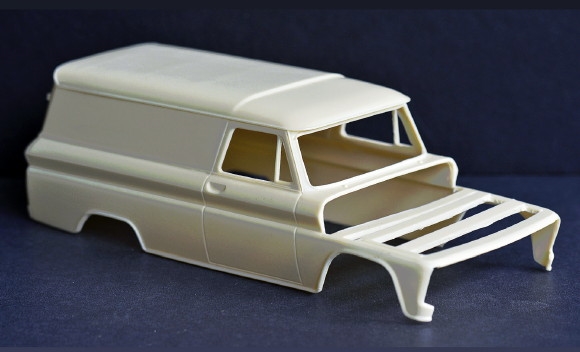 1966 Chevy Suburban Custom Delivery Truck (1/25) 