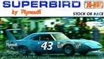 1970 Plymouth Superbird (2 'n 1) Stock or #43 Richard Petty (1/25)