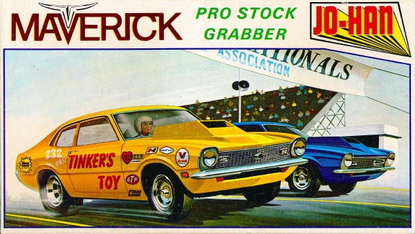 Tinker's Toy  Maverick Pro Stock  Jo-Han Model Box Art Poster Print 18" x 12" 