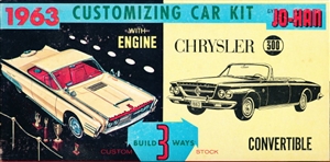 1963 Chrysler 300 Convertible (3 'n 1) Stock, Custom or Race (1/25) Mint