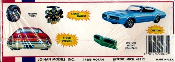 Details about   Jo-Han General Motors 1970 Oldsmobile 442 Hardtop 1/25 Model Kit #15095 