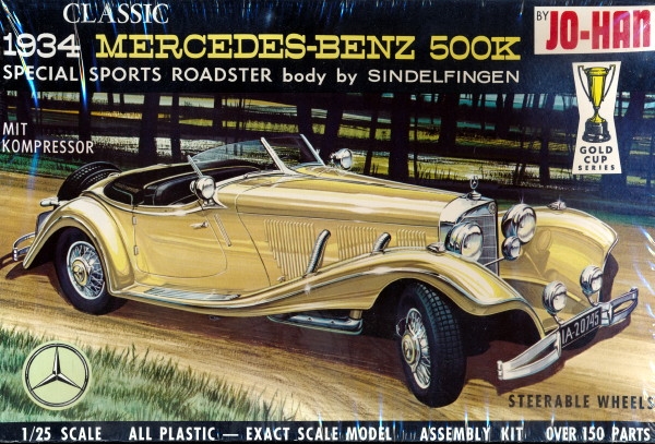 1934 Mercedes-Benz 500K Special Sports Roadster (1/25) (fs) '67 Issue