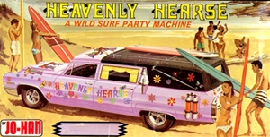 1966 Cadillac Heavenly Hearse (2 'n 1) Stock Hearse or Wild Party Machine (1/25) (fs) MINT