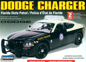 Dodge Charger Police Car - Florida State Patrol - Unpainted w/8 light bars & authentic decals (1/24) (fs)
