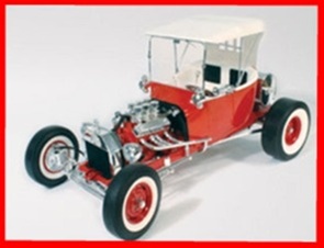 1923 Ford Model T Big Red Rod Street Rod (1/8) (fs)
