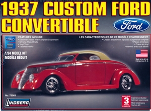 1937 Custom Ford Convertible (1/24) (fs)