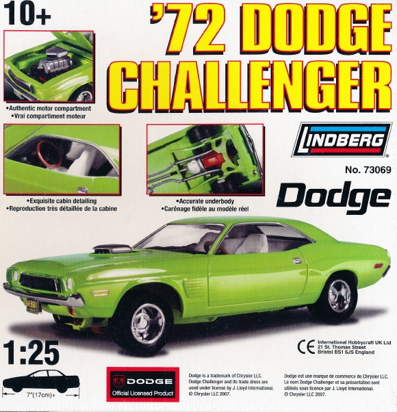 Details about   Vintage Classic Palmer 1972 Challenger Rallye MOTORIZED Model Kit NEW SEALED 