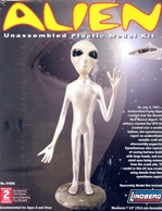 Roswell Alien Figure (8 inches tall) Recreated from Eye Witness Accounts