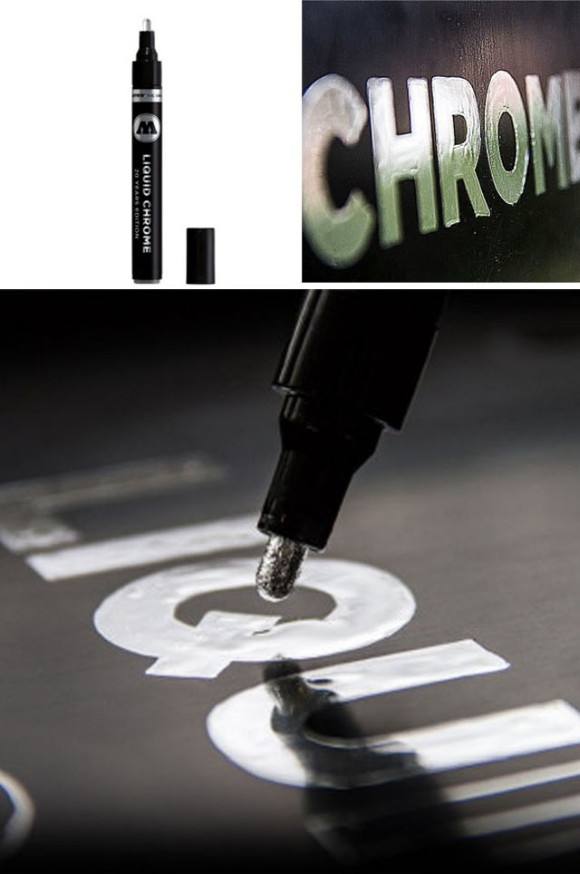2mm Medium Tip Liquid Chrome Mirror Effect Marker