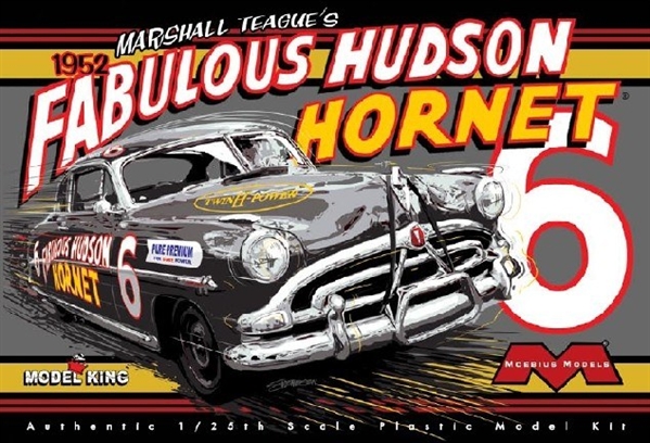 CD_1435 #1 Marshall Teague Fabulous Hudson Hornet  1:64 Scale DECALS
