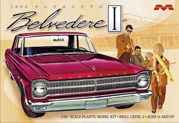 1965 Plymouth Belvedere II 4-Door Sedan Postcard Excellent Original 65