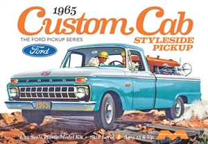 1965 Ford F-100 Custom Cab Styleside "Long Bed" Pickup  (1/25) (fs)