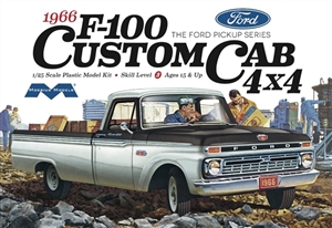 1966 Ford F-100 Custom Cab 4x4 Pickup (1/25) (fs) Damaged Box