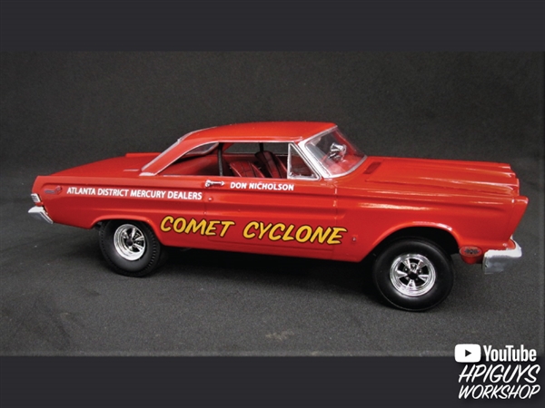 Moebius Models Dyno Don's '65 A/FX Comet Cyclone 1/25 Scale Model Kit 1238 