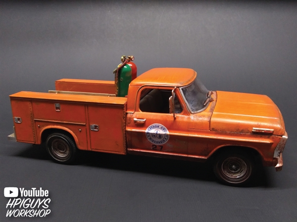 Moebius Models 1967 Ford Service Bed Pickup 1/25 Scale Model Kit 1239 for sale online 