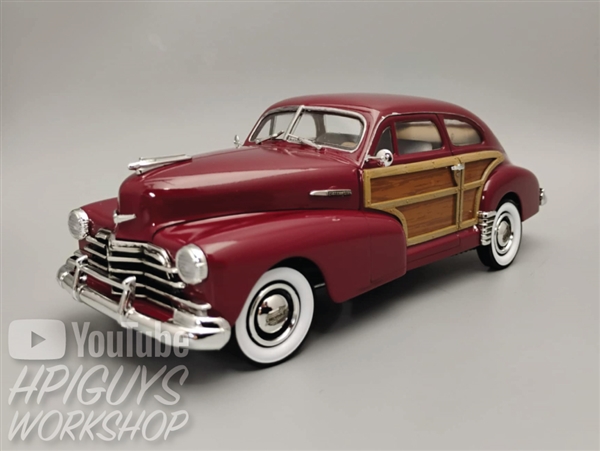 Moebius Models 1947 Chevy Fleetmaster Aerosedan – 1:25 Scale Plastic Model Car Kit (2301)