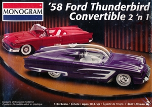 1958 Ford Thunderbird "T'bird" Convertible (1/24) (fs)