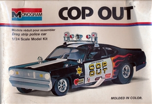 197x Tom Daniel 'Cop Out' Plymouth Duster Funny Car (1/24) (fs)