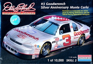 1995 Chevy Monte Carlo Silver Anniversary Dale Earnhardt #3 'Goodwrench" (1/24) (fs)