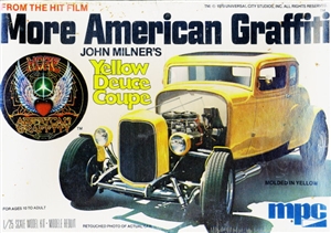 1932 Ford Yellow Deuce Coupe 'American Graffiti'  (1/25) (fs)