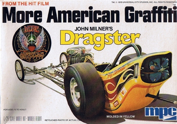 American Graffiti 1/25 Dragster Resin Body from Fremont Racing Specialties Details about   New