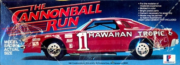 CD_1069 #1 Hawaiian Tropic Cannonball Run 1976 Chevy Malibu  1:43 DECALS  ~SALE~