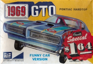 1969 Pontiac GTO (3 'n 1) Stock, Custom or Funny Car (1/25) (fs)