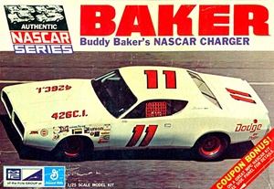 1971 Buddy Baker's #11 Dodge Charger NASCAR (1/25) (si)