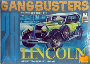 1928 Lincoln 4-door Sports Touring 'Gangbusters'  (1/25) (fs) '63 Issue