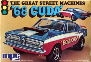 1968 Plymouth Barracuda 'Boss Cuda' Great Street Machine (1/25) (fs)