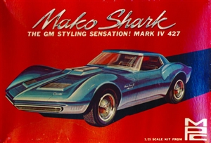 1966 Corvette Mako Shark II with Trailer (1/25) (fs) mint