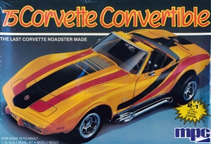1975 Chevy Corvette Sting Ray Convertible Roadster (2 'n 1) Stock or Custom (1/25) (fs)