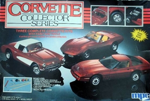 Corvette Collector Series (3 Kits) '57, '75, '85 (1/25) (fs) Mint Box