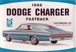 1966 Dodge Charger Fastback 'Bud Anderson Master Kit" (6 'n 1) Stock, Nascar, Secret Agent, Custom, Drag or Slot Body (1/25)