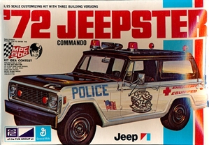 1972 Jeepster Command (3 'n 1) Police, Emergency or Stock (1/25) (fs) Mint