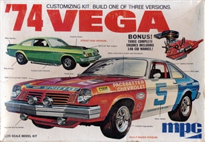 1974 Chevy Vega (3 'n 1) Stock, Street or Rally (1/25) (fs)