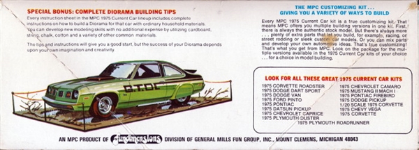 SMH Resins 1/25 Scale 1975 Ventura Busch Resin Model Body Kit – Unassembled