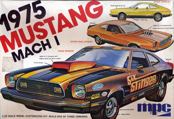 1975 Ford Mustang Mach I Hardtop (3 'n 1) Stock, Street or Drag (1/25)