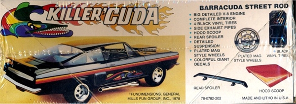 KILLER 'CUDA バラクーダ ストリートロッド 1969 Plymouth Barracuda 'Killer 'Cuda' Street Rod (1/25) (fs)