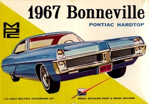 1967 Pontiac Bonneville Hardtop (3 'n 1) Stock, Drag, Custom (1/25) Mint