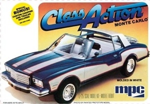 1980 Chevy Monte Carlo "Class Action" with Chopper and Trailer (1/25) (fs)