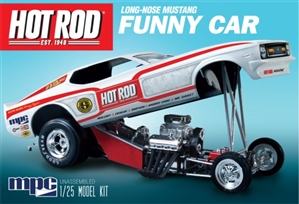 1970's Hot Rod Magazine Long-Nose Mustang Funny Car (1/25) (fs)