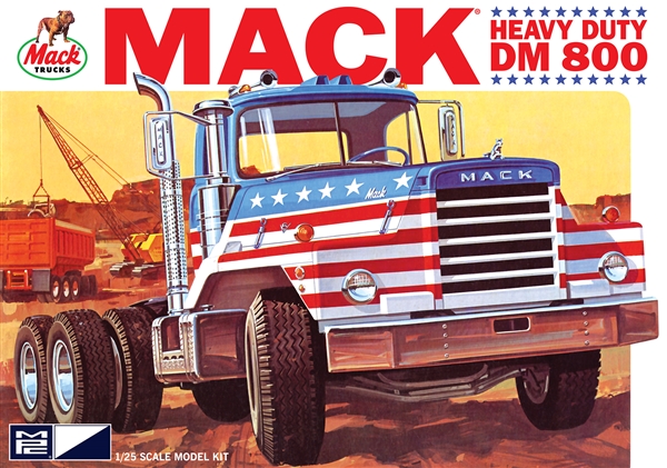 MPC Mack DM 800 Semi Truck Wheels 1/25 